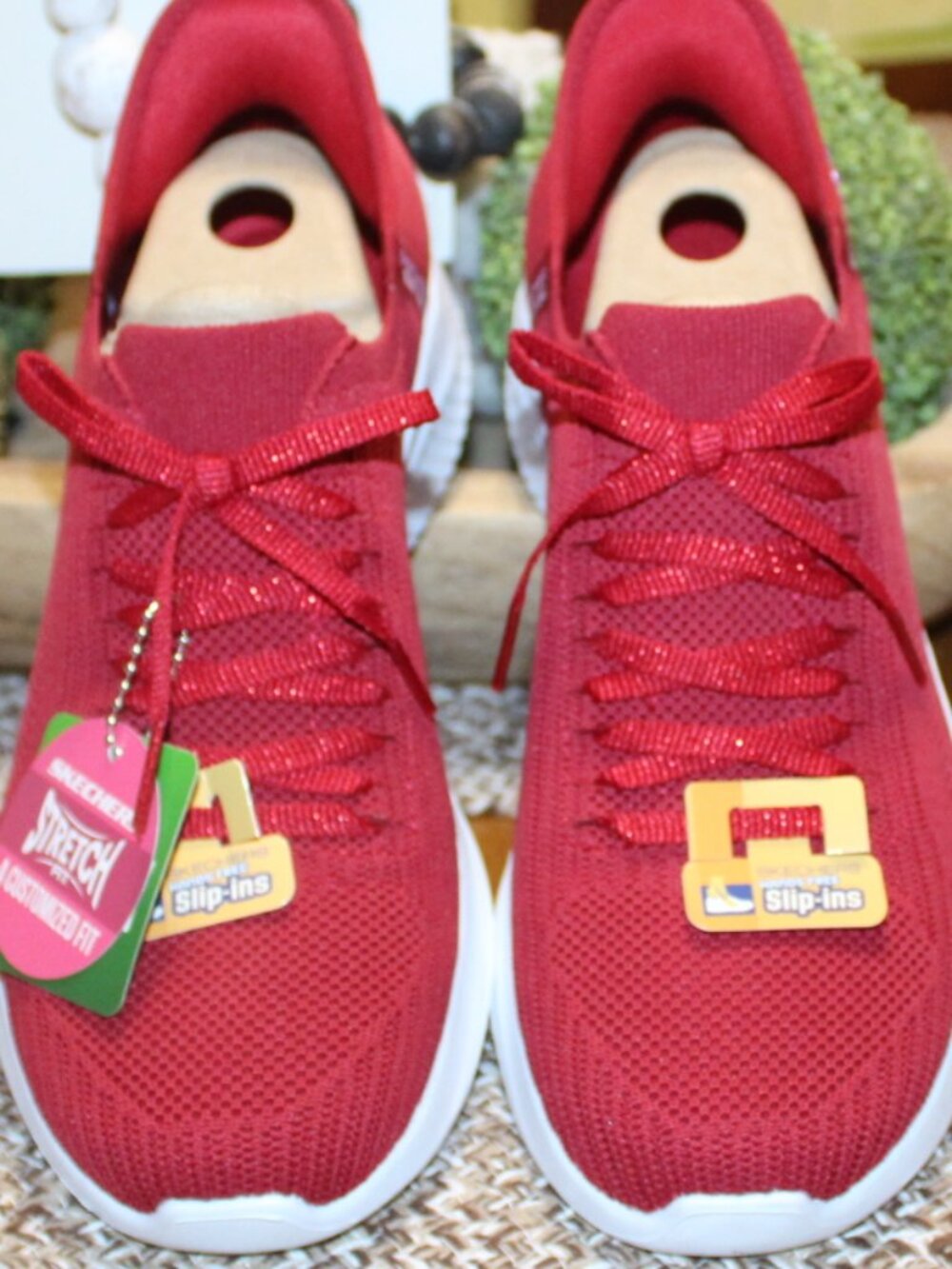 NWT Skechers Ultra Flex "Heart Me" slip ins women's size 9 1/2 DARLING!! - Picture 2 of 12